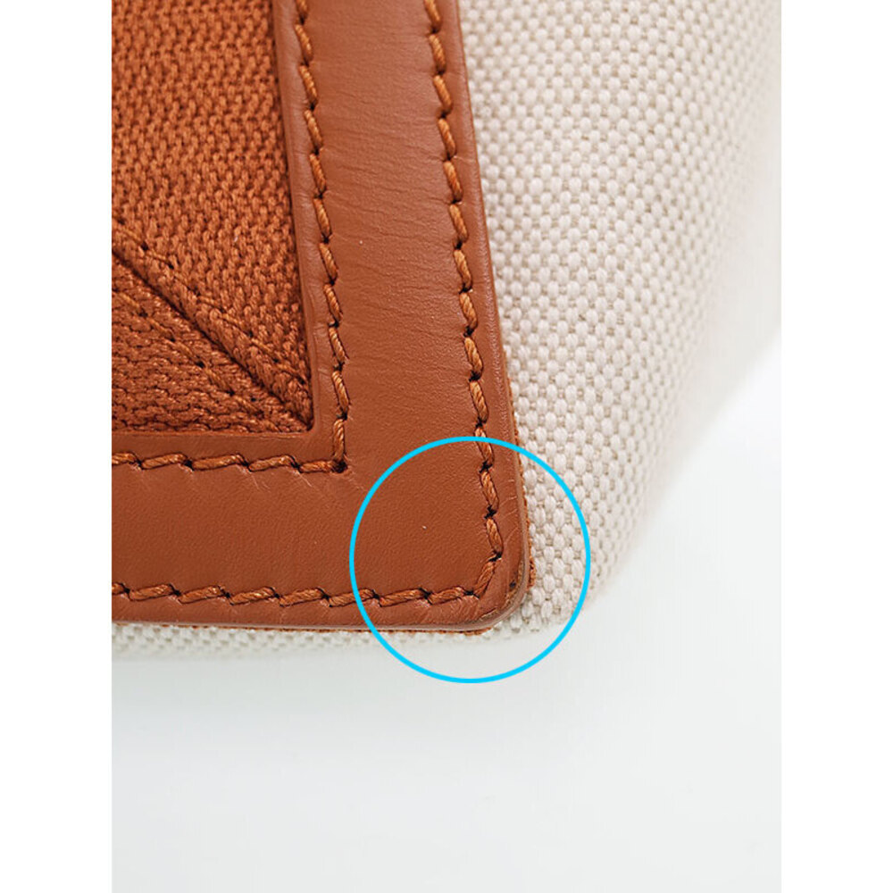 Balenciaga Cabas handbag logo canvas leather white black - Picture 5 of 5